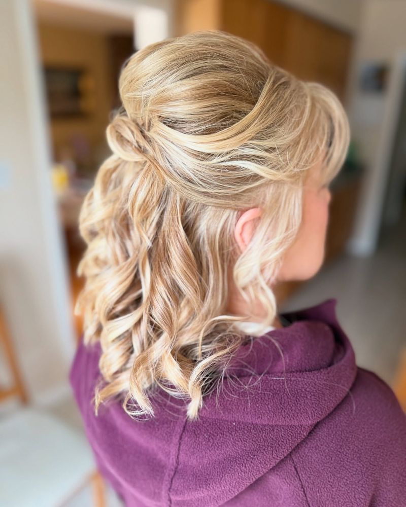 Simple Half-Up Style with Volume