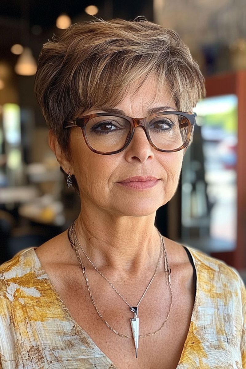 Layered Pixie Wedge