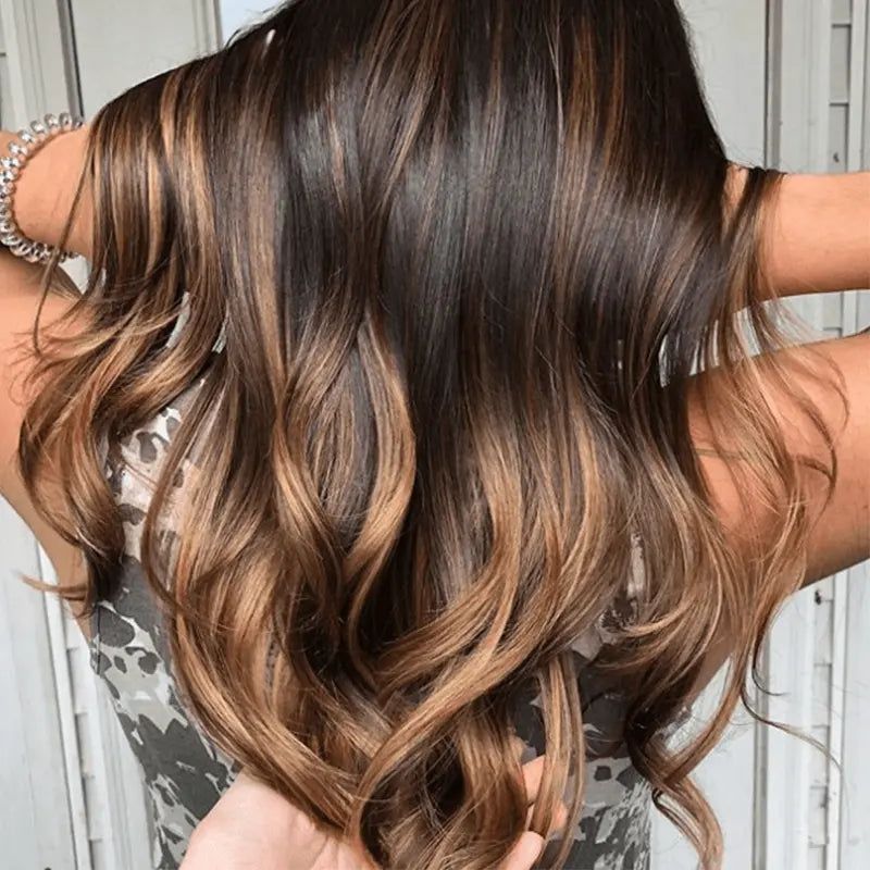 Mocha Ribbon Lowlights