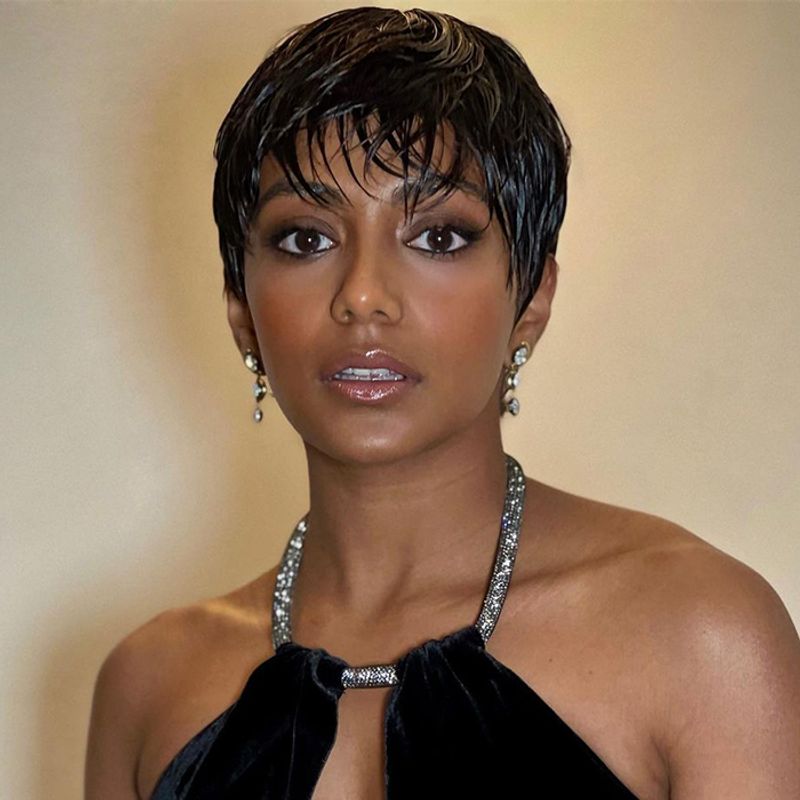 Brushed Forward Fringe