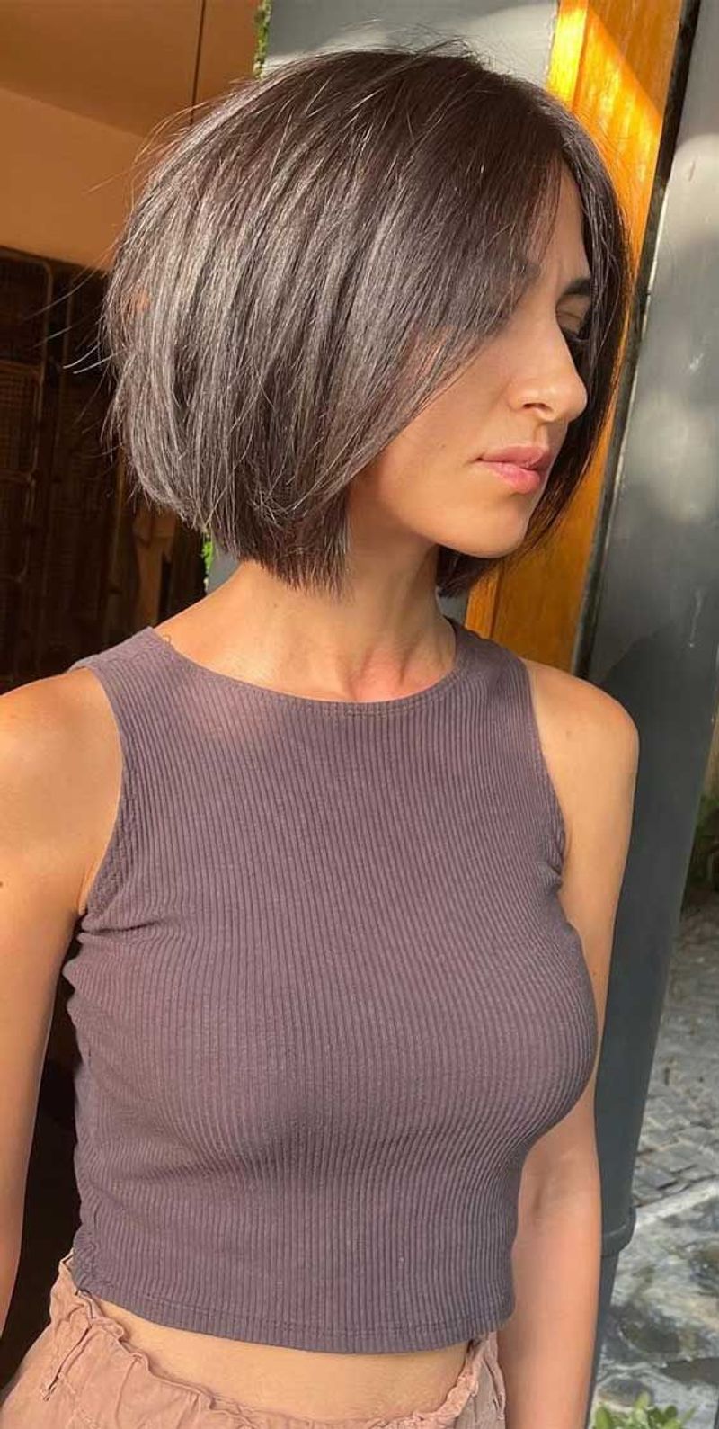 Mushroom Brown Bob
