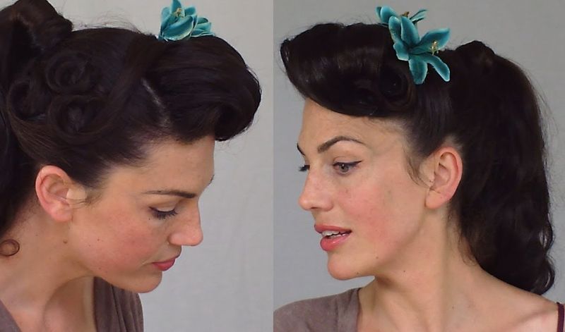 Pompadour Ponytail