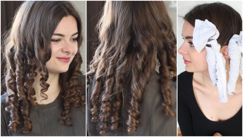 Rag Curlers Overnight