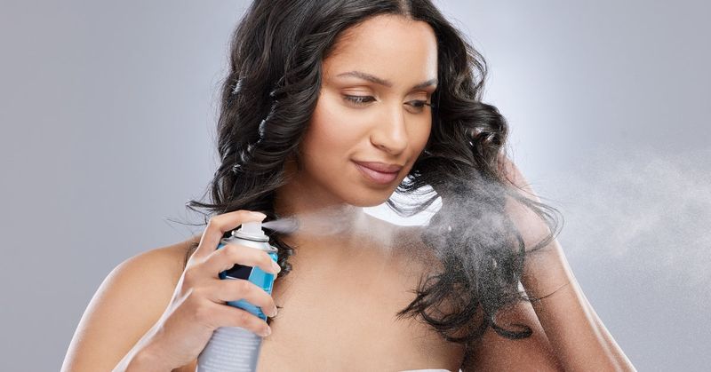 Targeted Hairspray Application