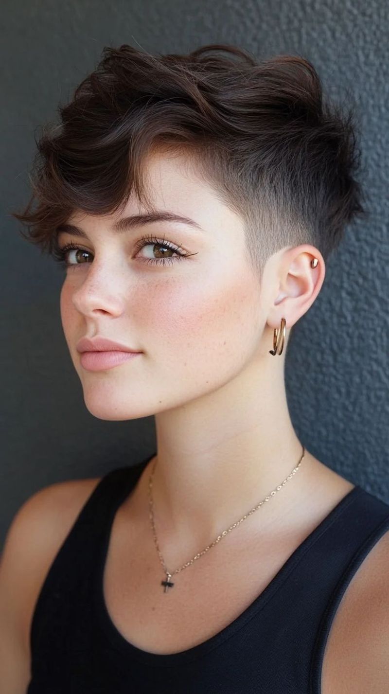 Buzzed Sides With Textured Top