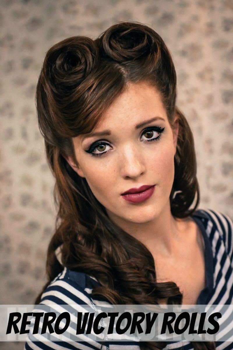 Vintage-Inspired Pin Curls