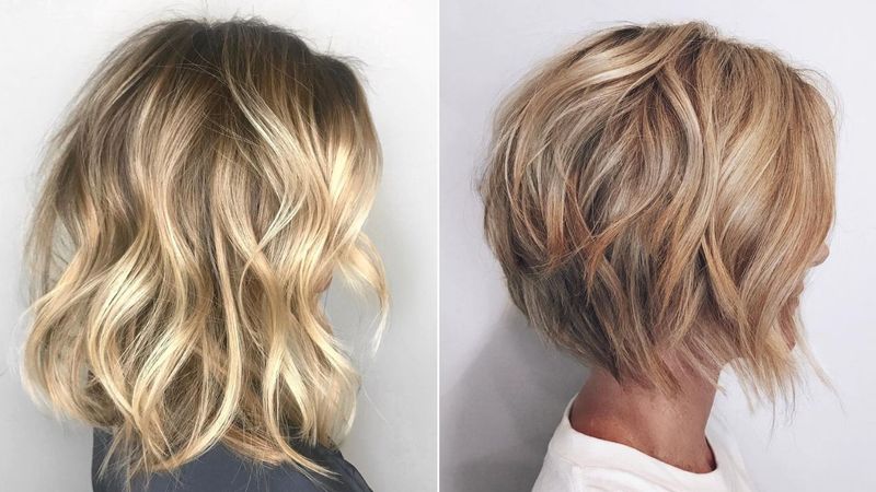 Wavy Asymmetrical Bob