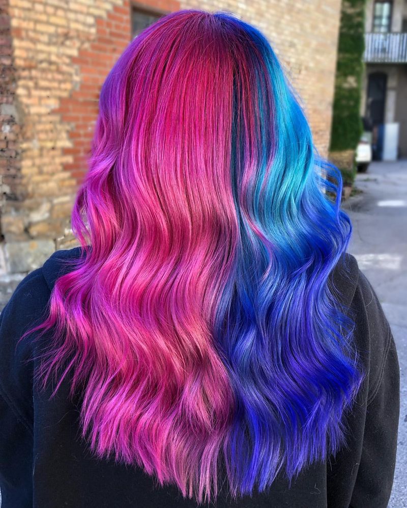 Two-Tone Split Dye