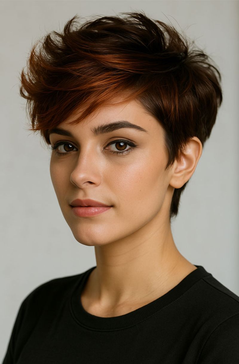 Tousled Espresso Crop