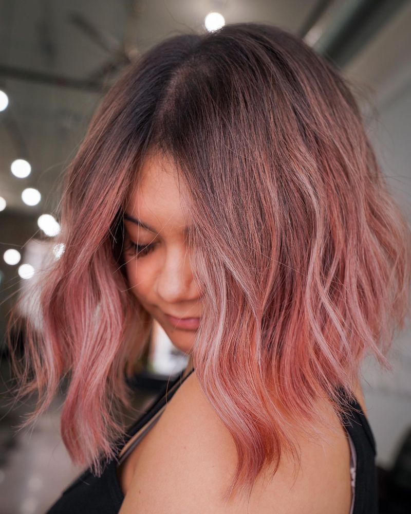 Rose Gold Lob