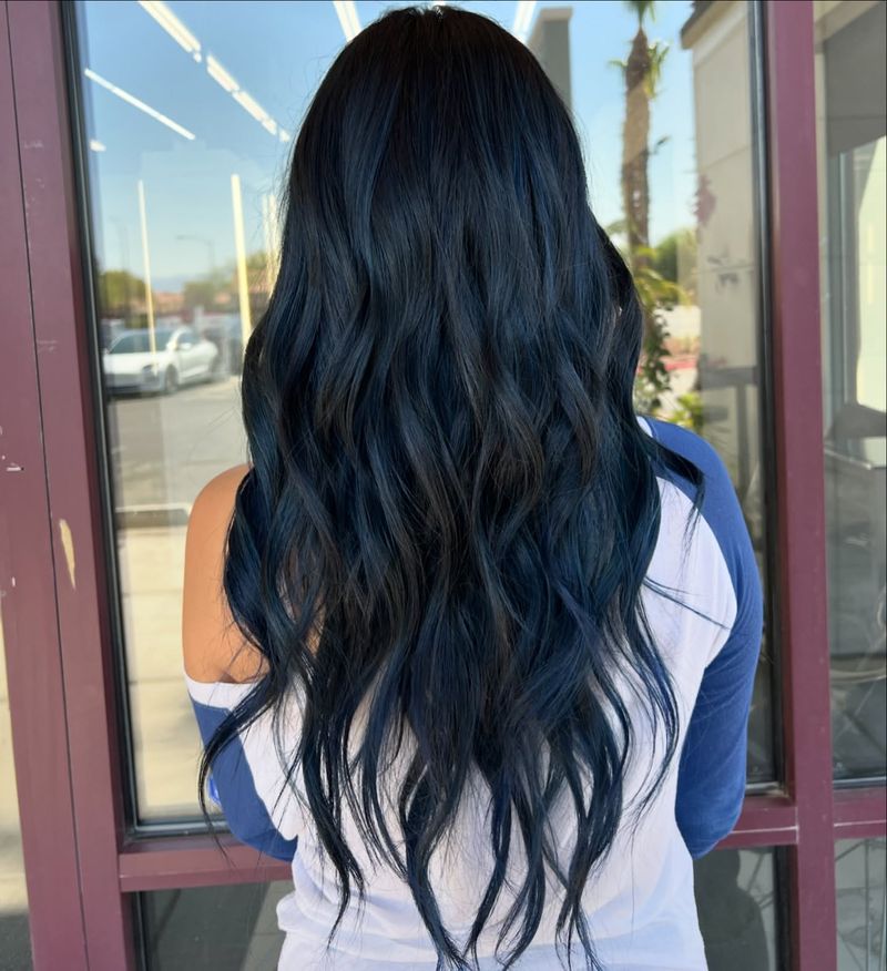 Midnight Blue Glimmer