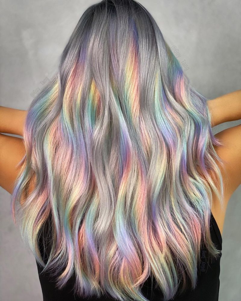 Unicorn-Colored Hair