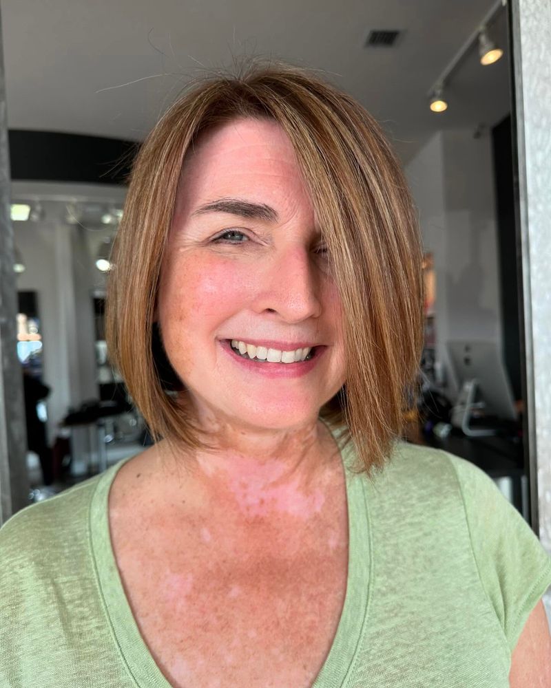 Sleek Bob with Blunt Ends