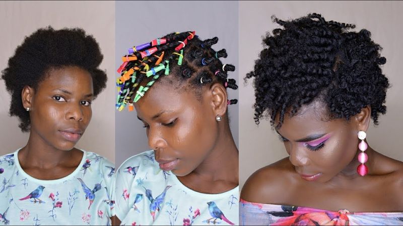 Cocktail Straw Curls