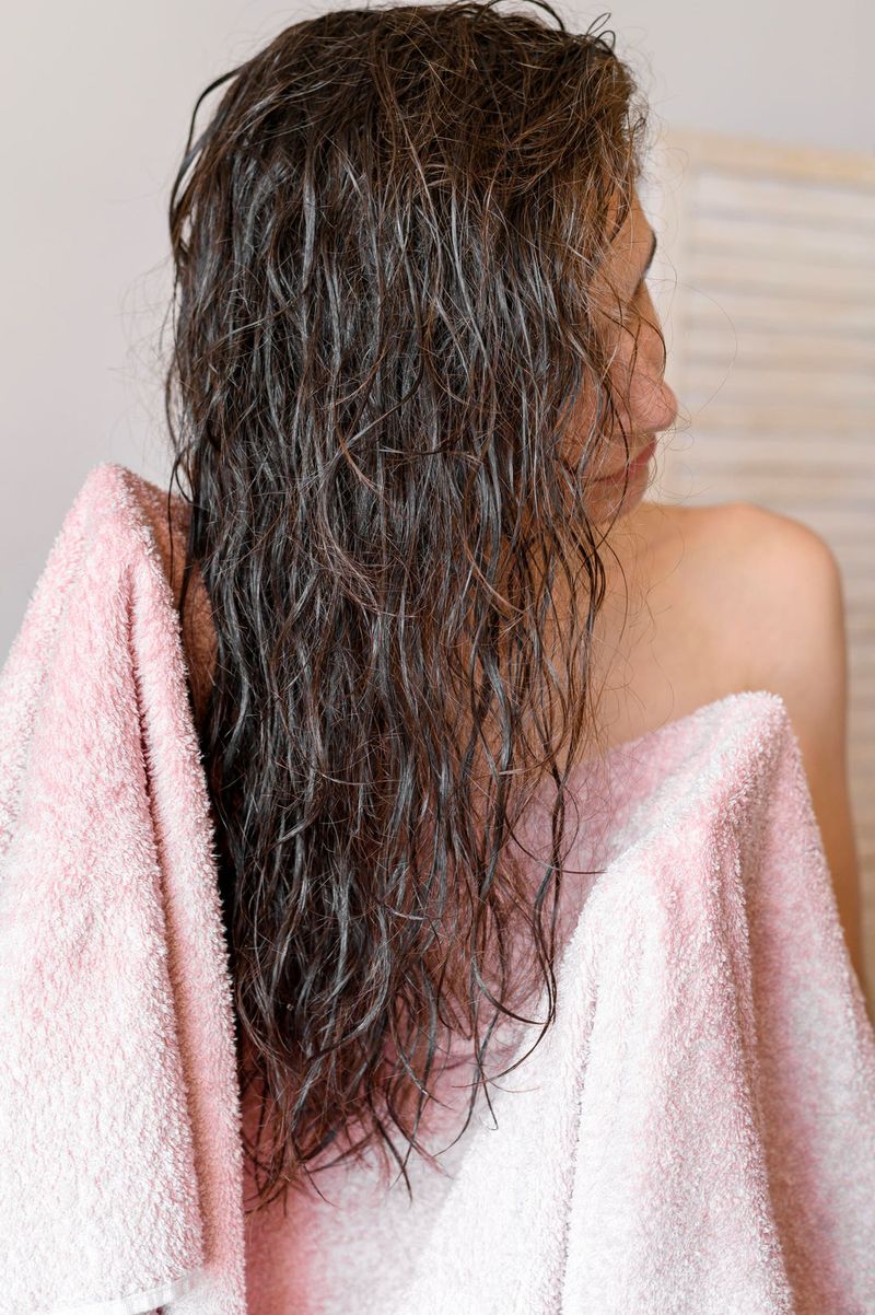 Applying products to soaking wet hair