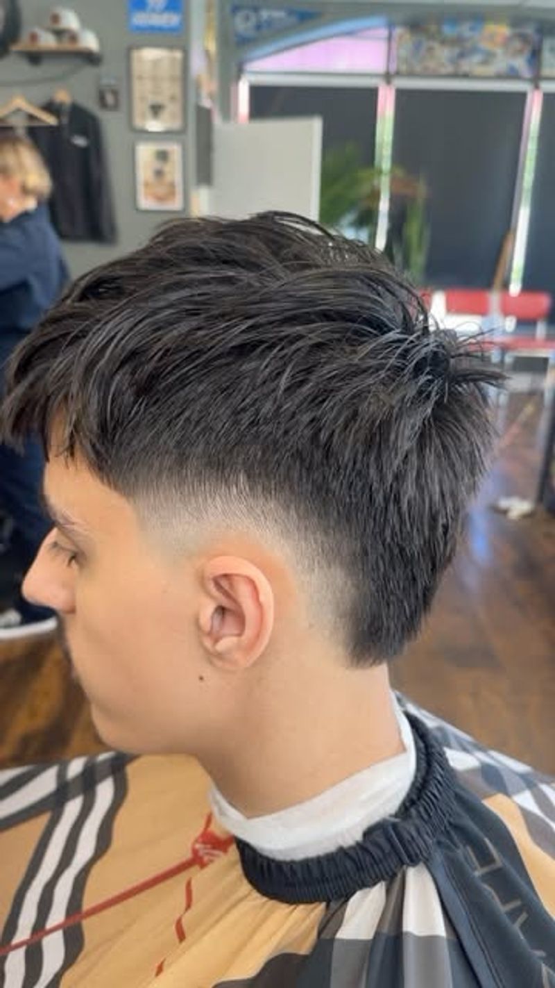 Buzzed Sides With Textured Top
