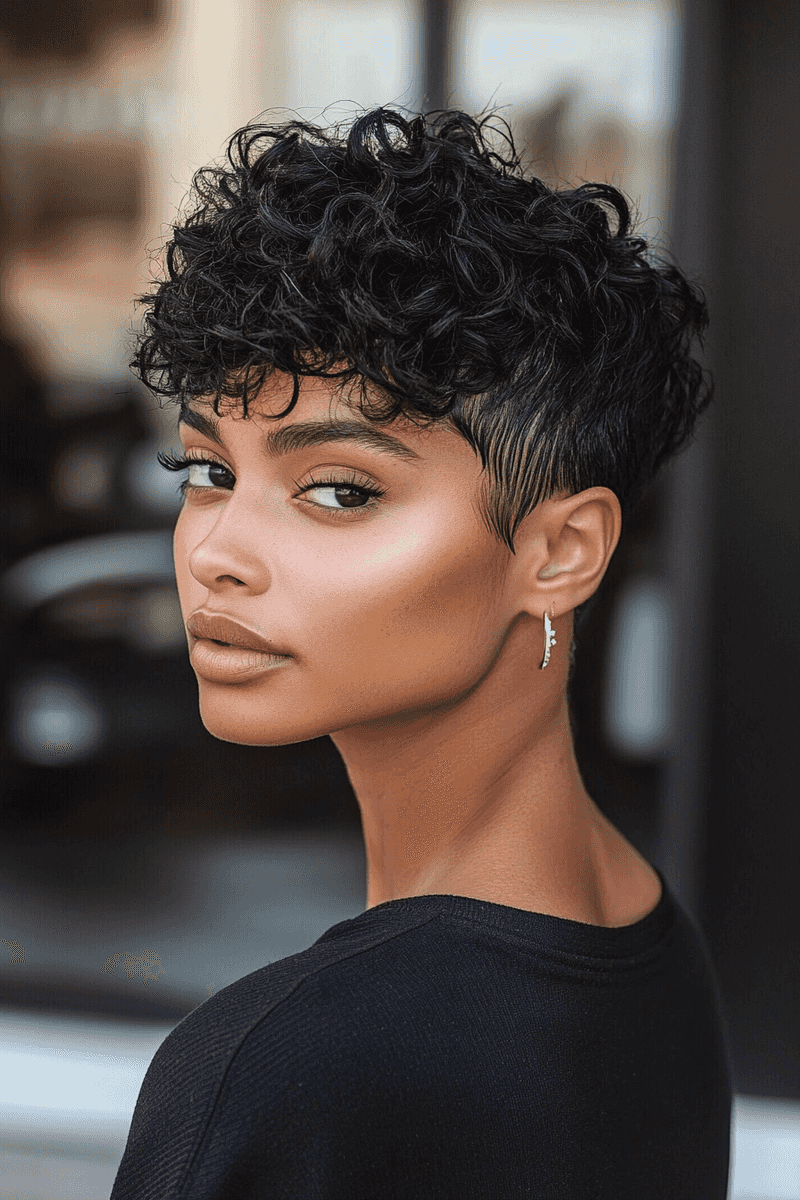 Micro Bangs Pixie