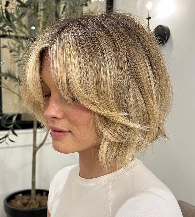 Textured Blunt Bob