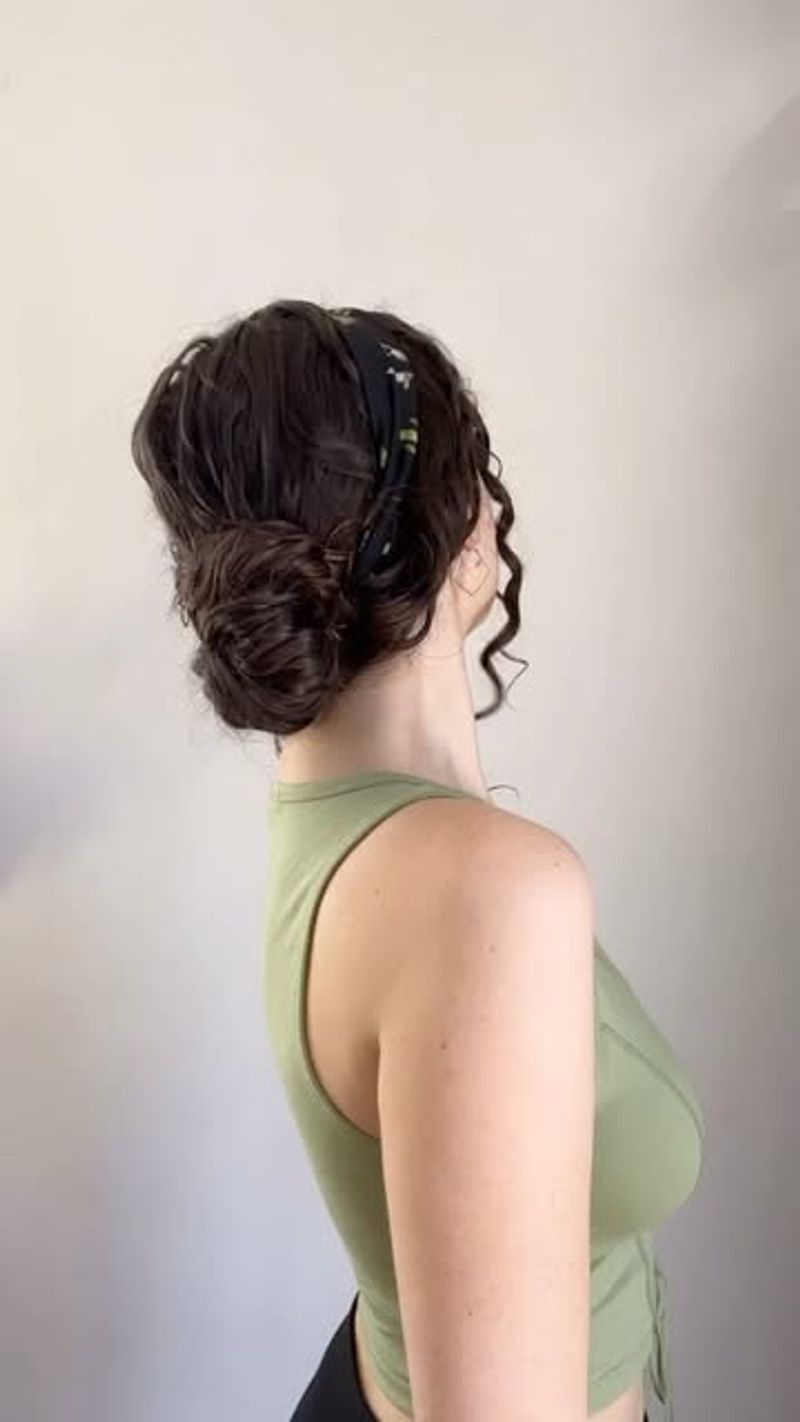 Twisted Headband Updo