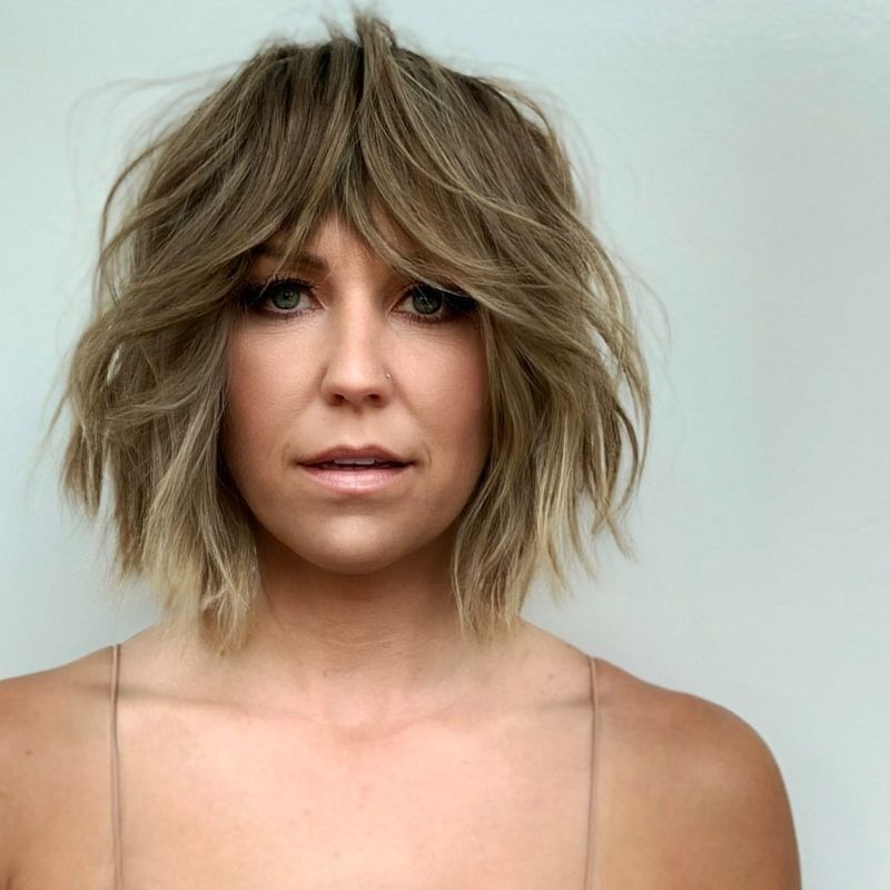 Textured Bob with Point Cutting