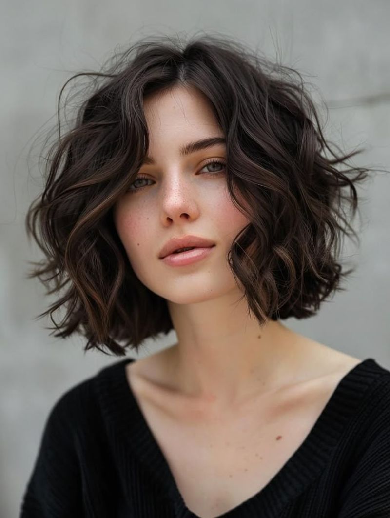 Wavy Collarbone Bob