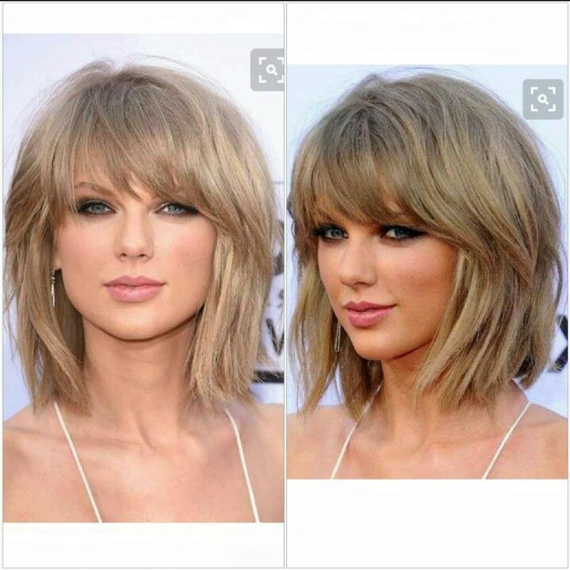 Taylor Swift's Shaggy Modern Bob