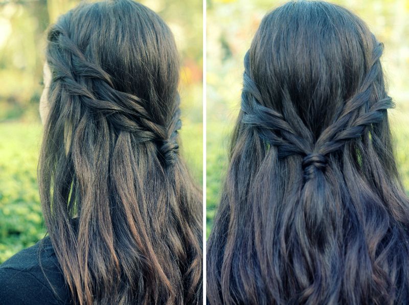 Twisted Waterfall Braid
