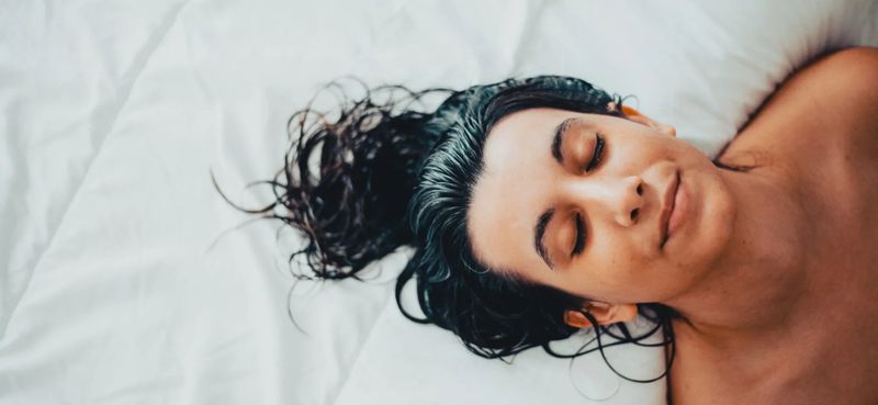 Sleeping With Wet Hair