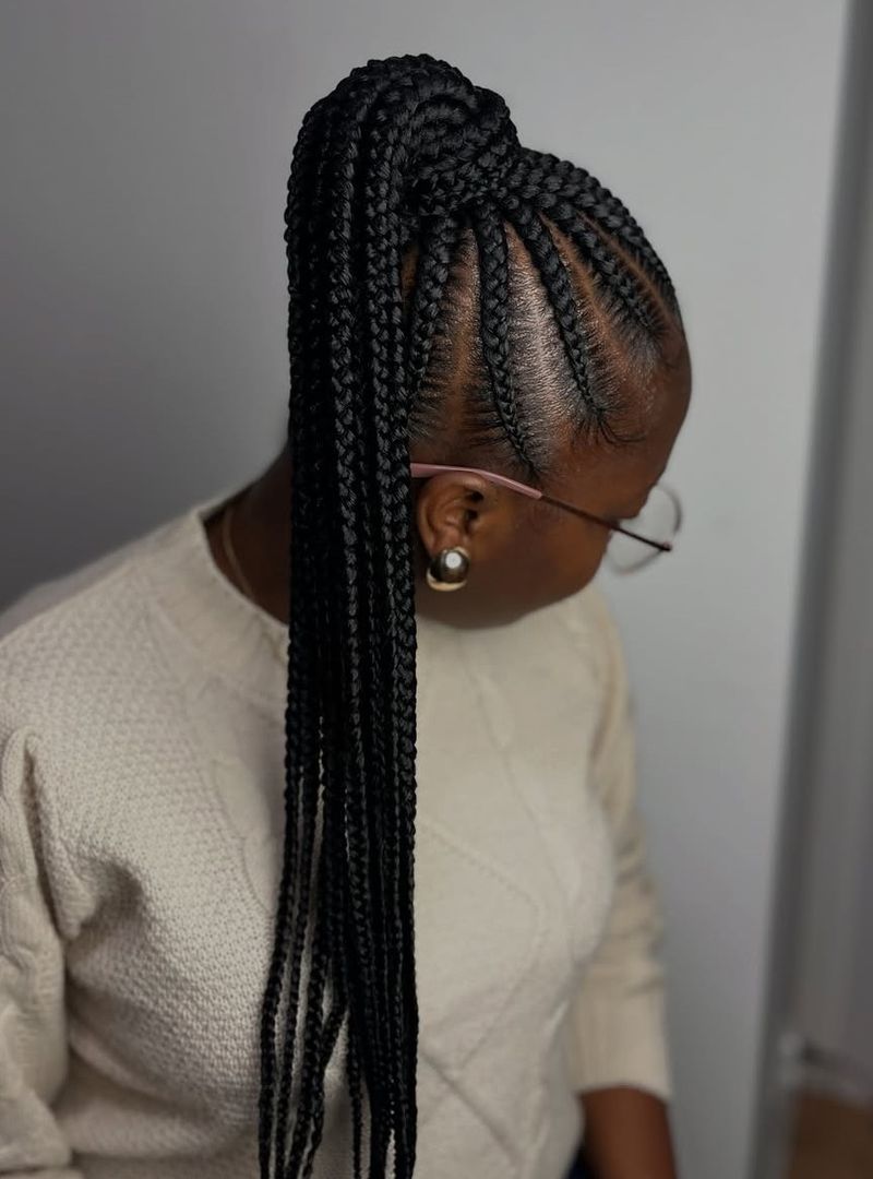 Cornrow Ponytail