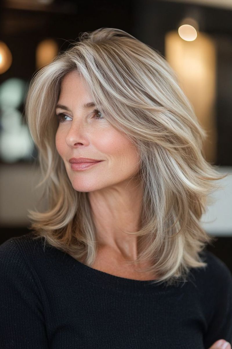 Champagne Blond Highlights
