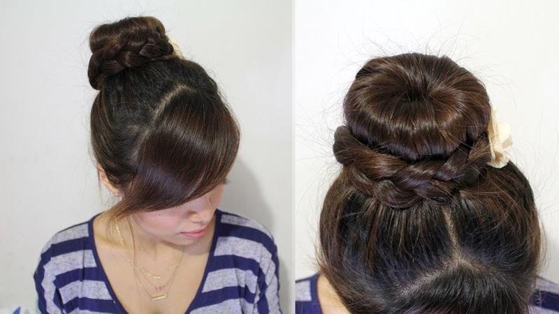 The Classic Sock Bun Technique