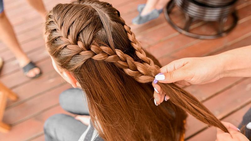 Braid Damp, Not Wet Hair