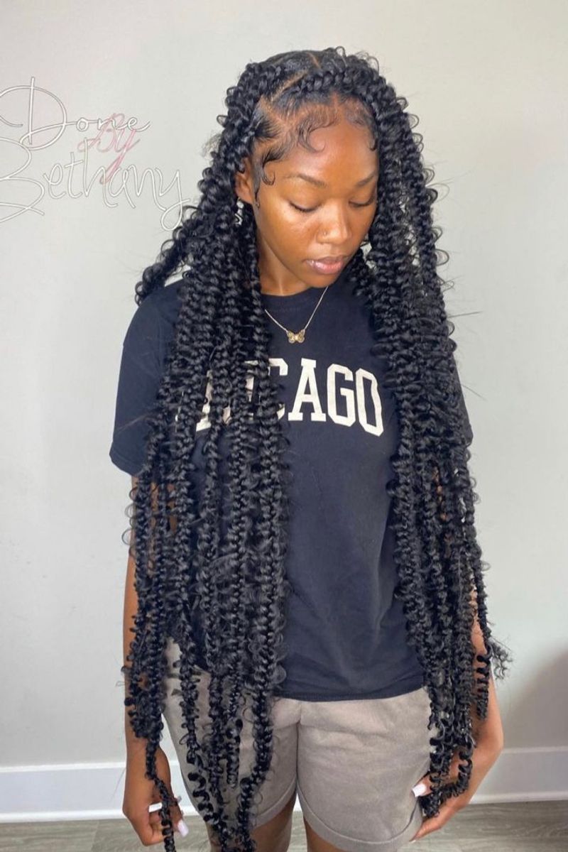 Butterfly Jumbo Braids