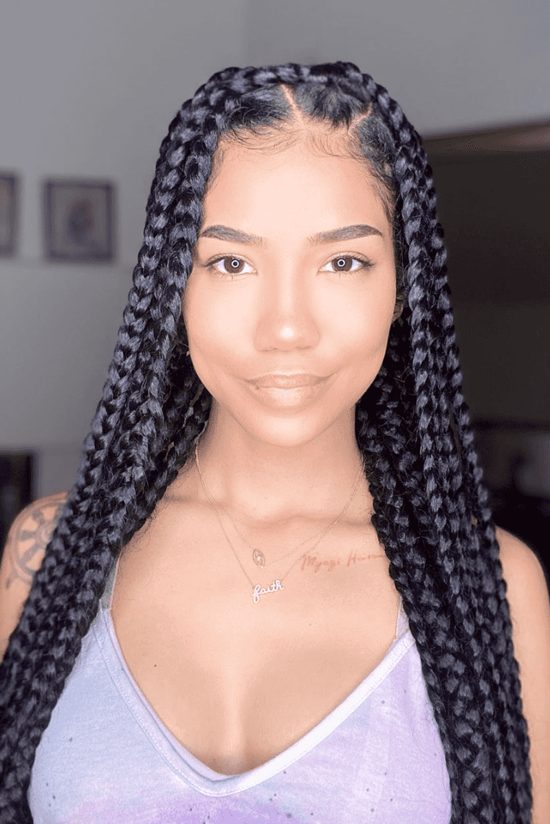Knotless Jumbo Braids