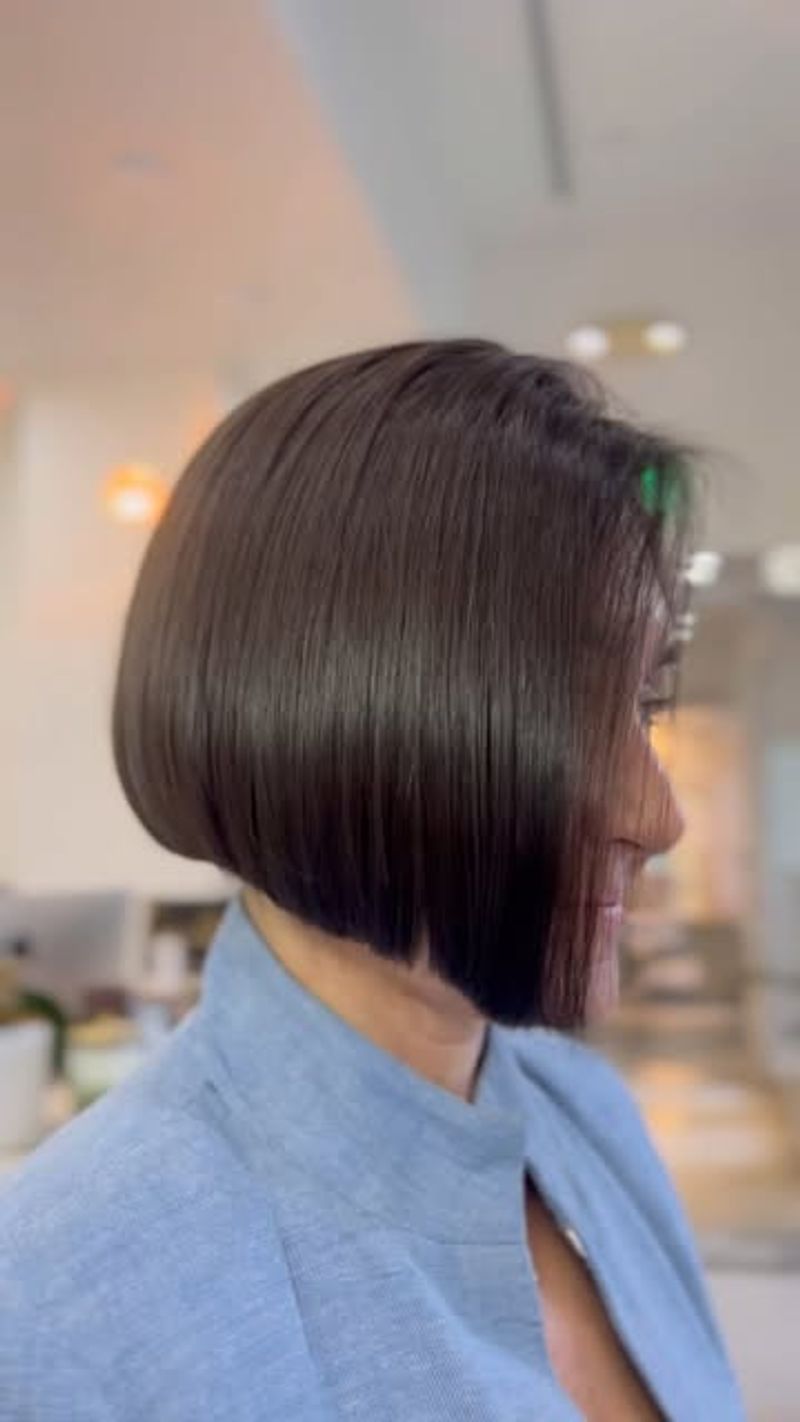 Bob classico con lunghezza al mento