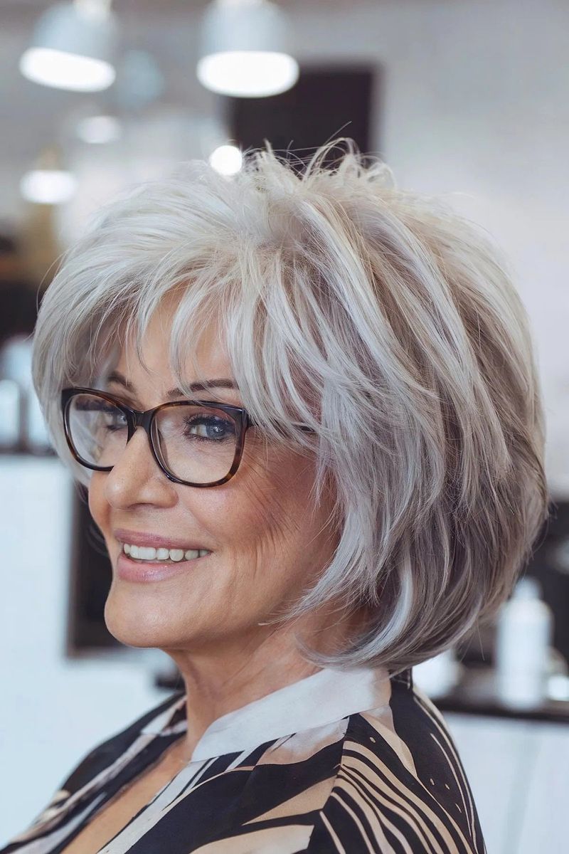 Feathered Bob Wedge
