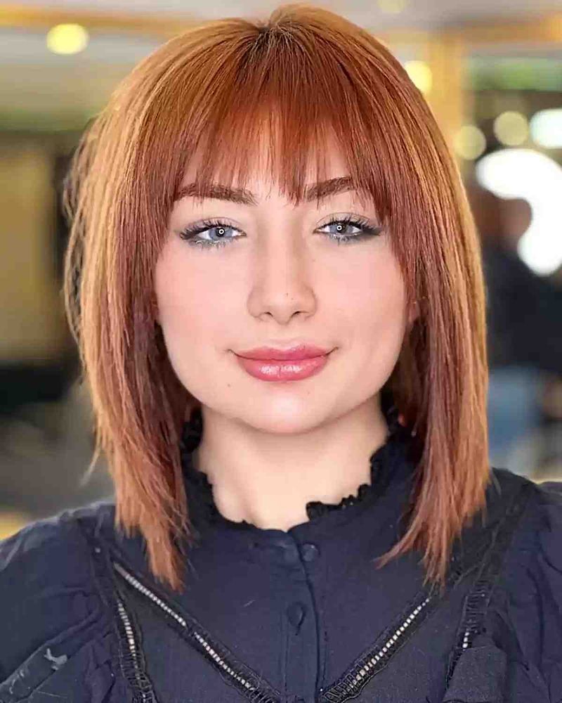 Choppy Textured Bangs
