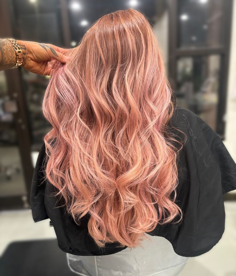Rosy Gold Balayage