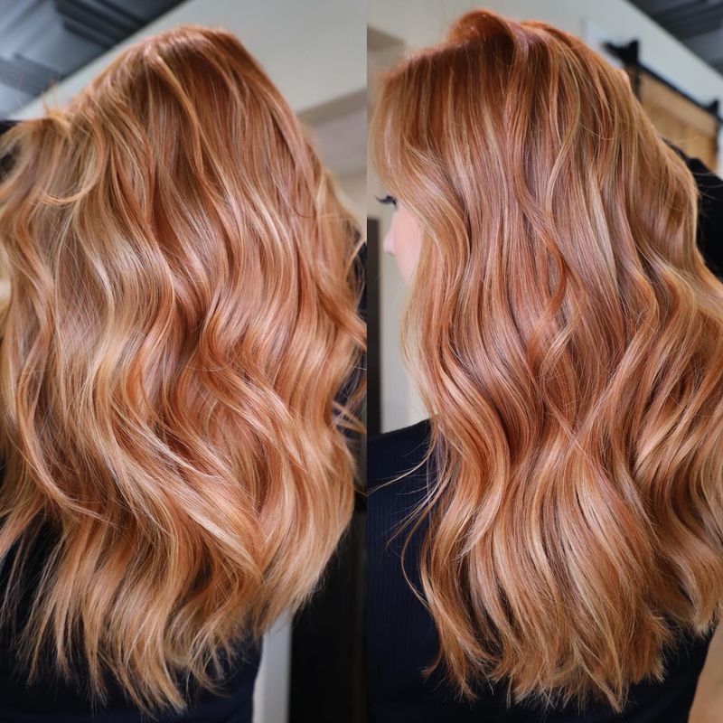 Strawberry Blonde Waves