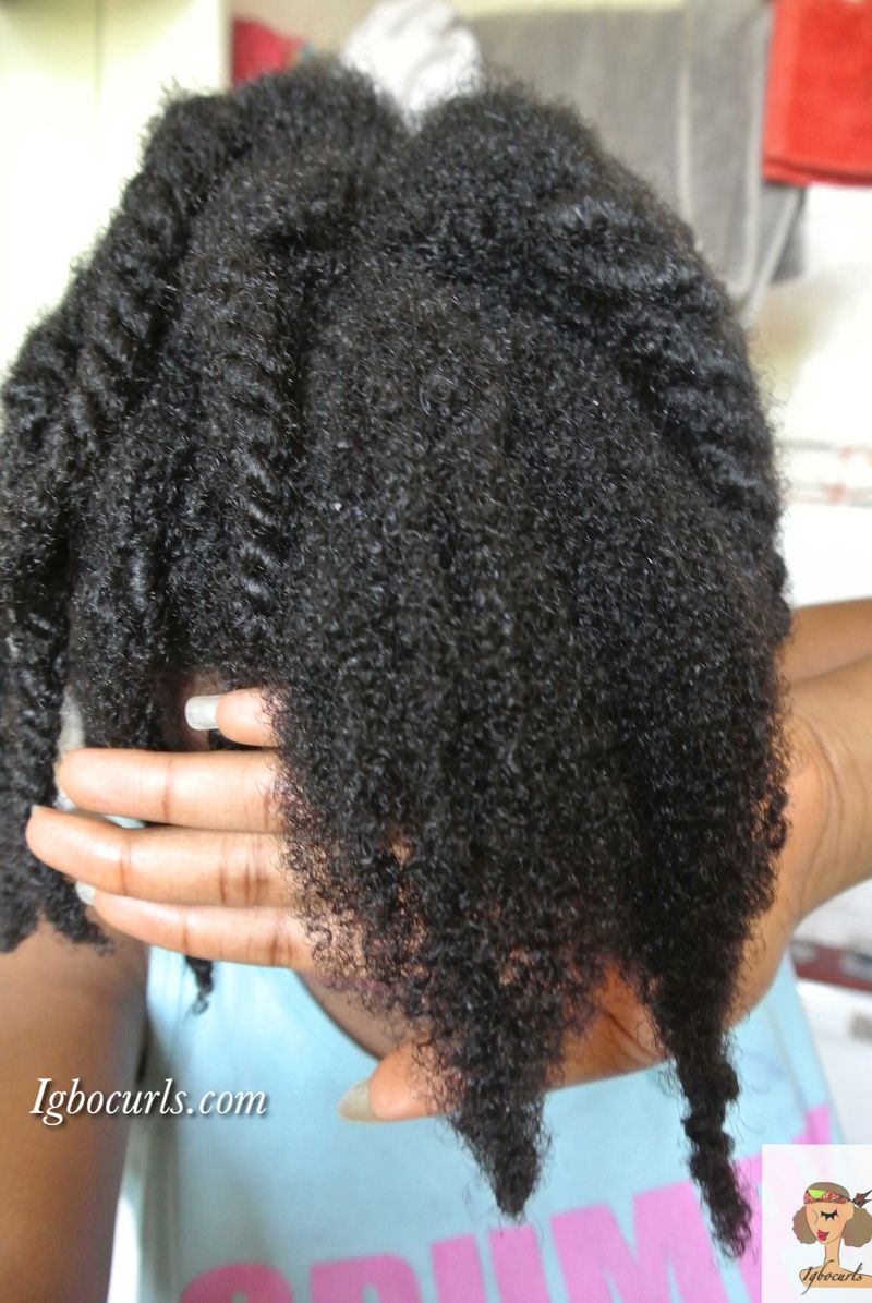 Wash Hair in Sections