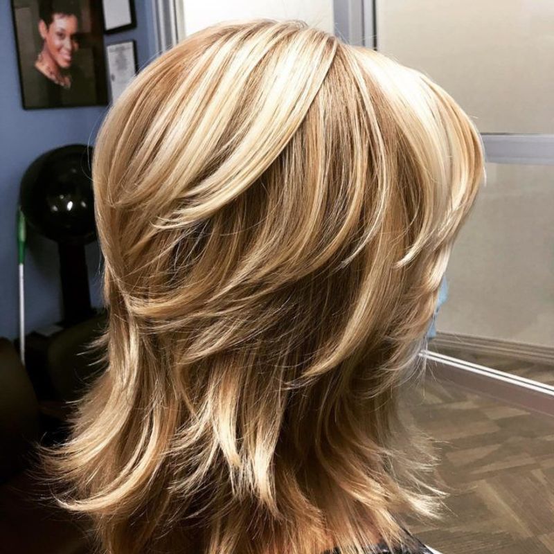 Feathered Shag with Highlights