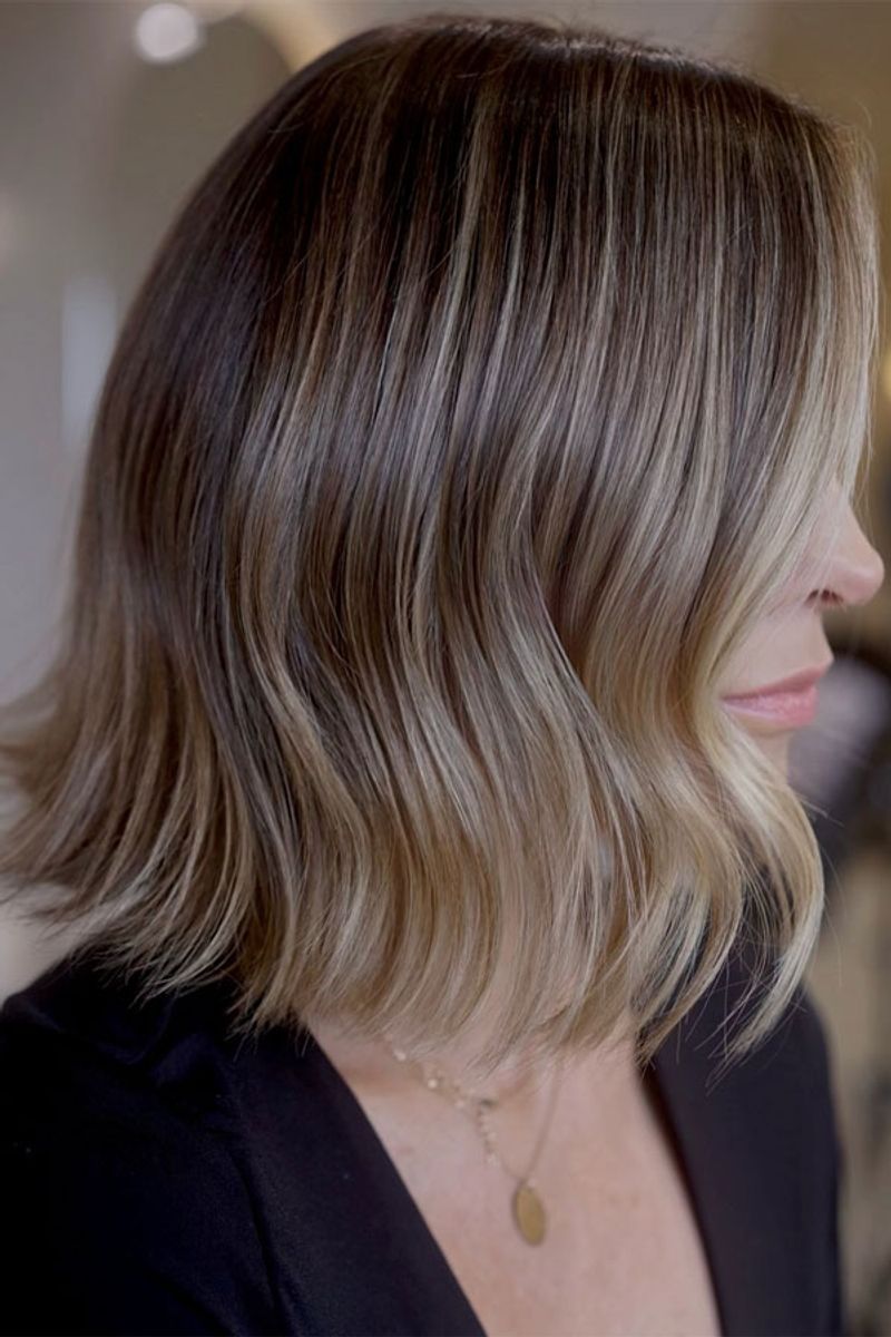 Italian Bob with Long Layers