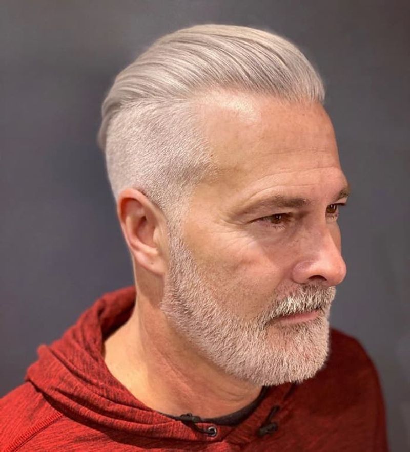 Silver Fox Fade