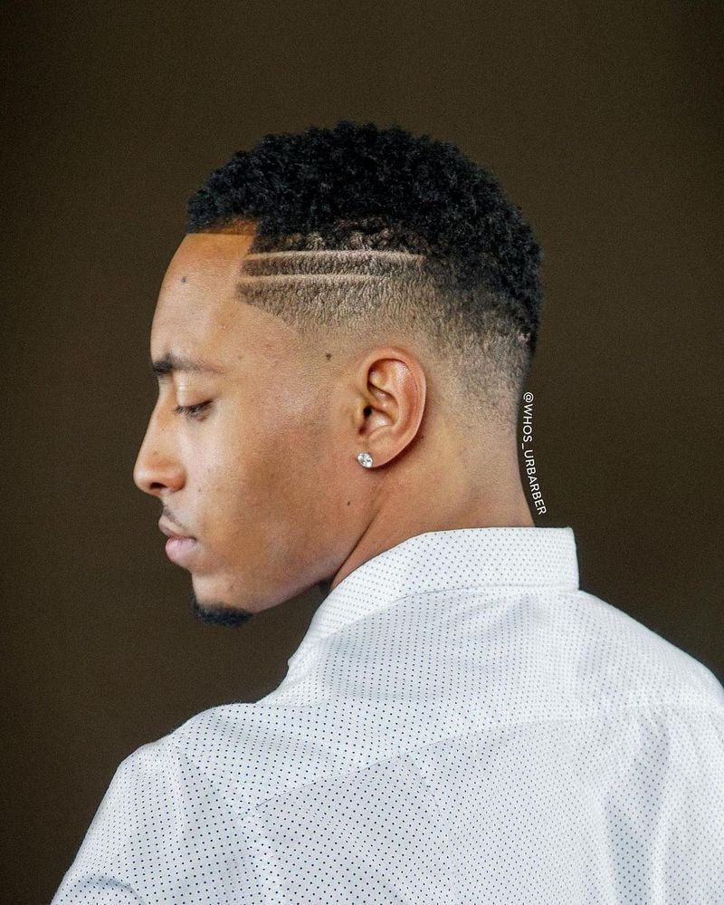Sculptural Upswept Fade