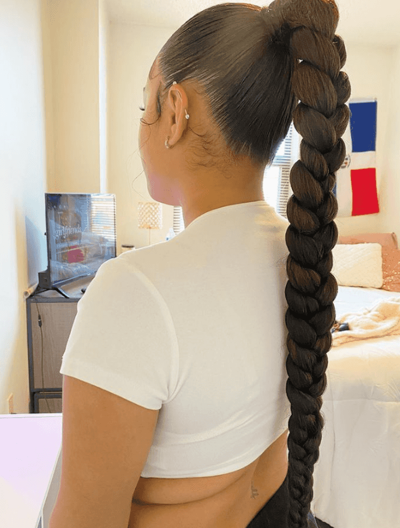 Jumbo Braided Ponytail