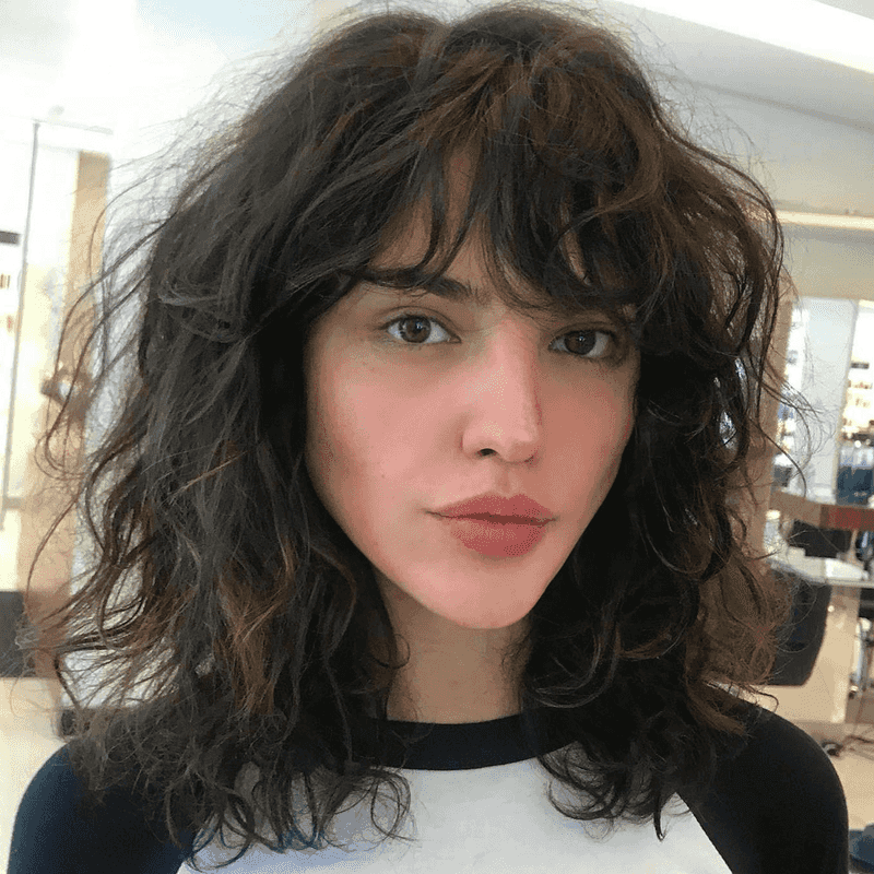 Shoulder-Length Cut with Wispy Ends