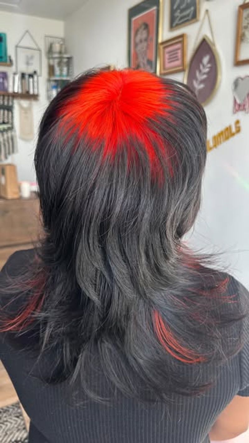 Reverse Mullet With Vibrant Roots