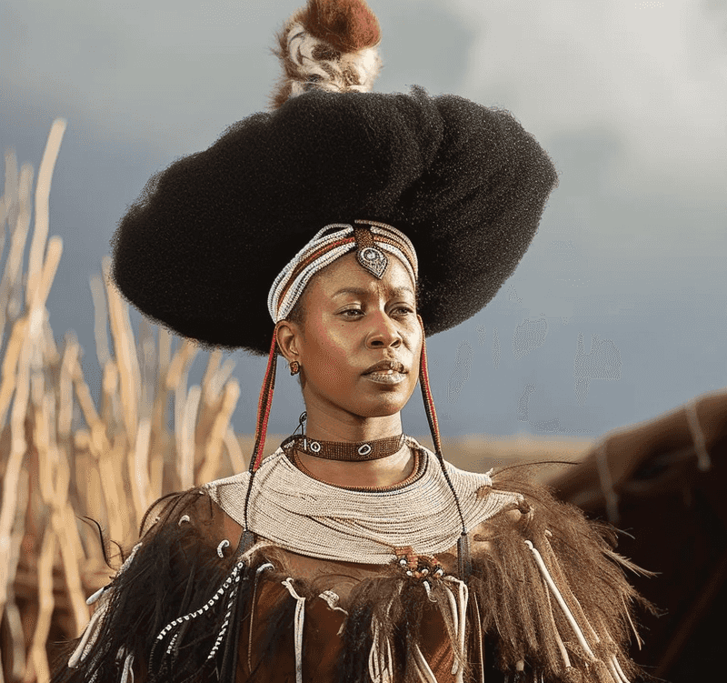 Zulu Married Woman's Topknot