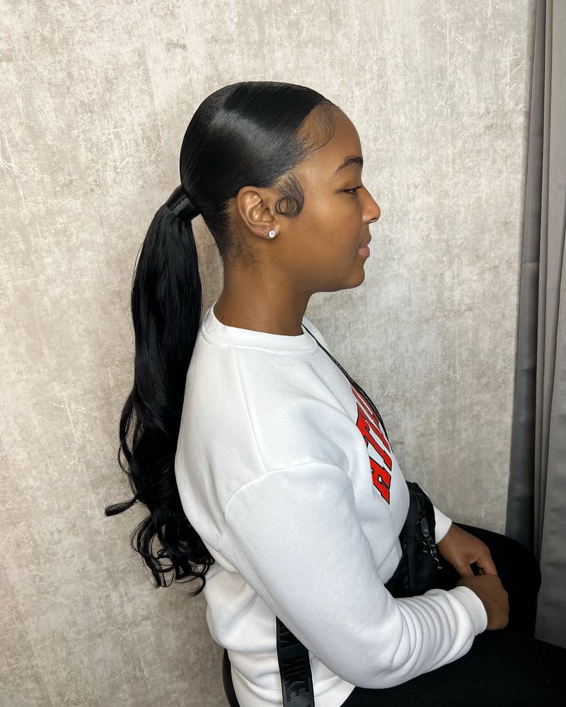 Professional Save: Sleek Low Ponytail