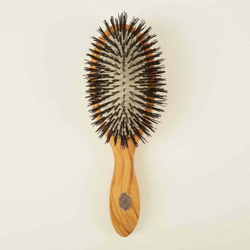 Brush Gently With Natural Bristles
